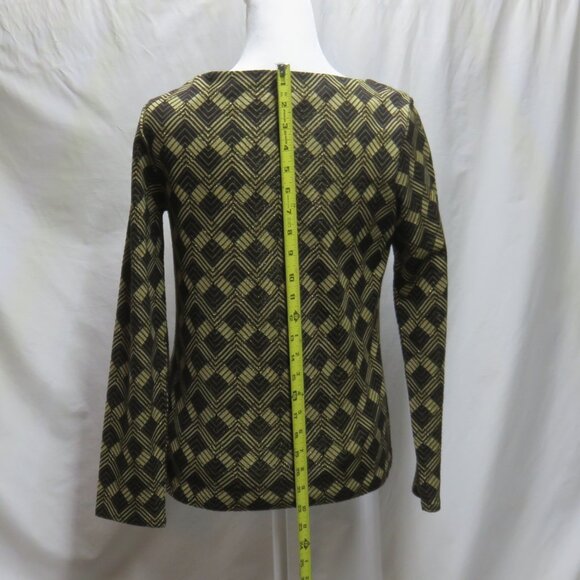 Jones New York Long Sleeve Dressy Metallic Top - Picture 3 of 6